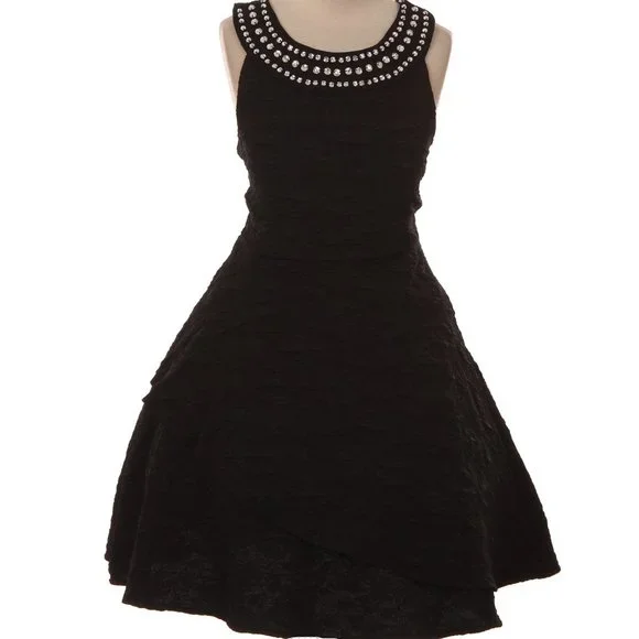 Bny Corner | Dresses | Dress Big Girls Junior Girls Sleeveless Rhinestone  Pageant Party Girl Dresses | Poshmark